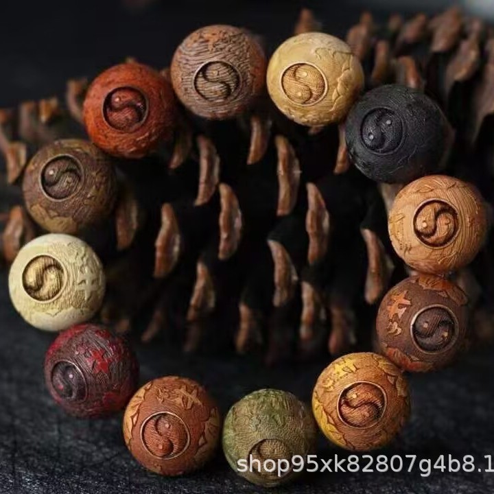 Rosewood Multi-Bead Bracelet and Meditation Mala for Men and Women