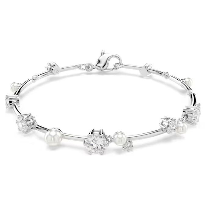 Swarovski Constella Bracelet Mixed cut, white, rhodium plated