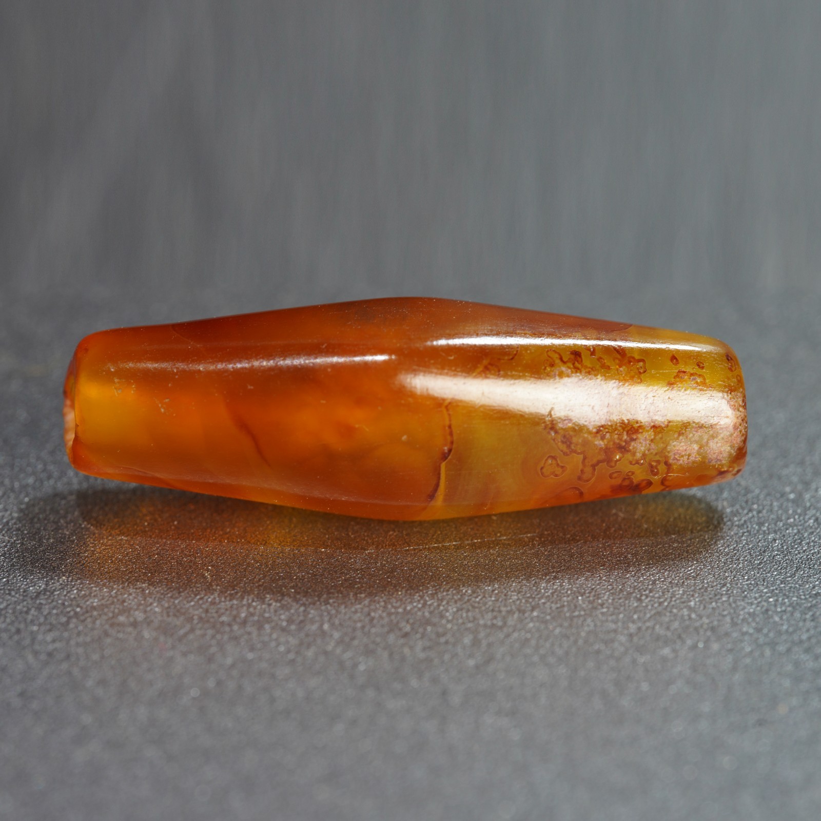 Banded Agate Beads, Vintage Style Hand Polished Stone Beads for Craft 6.3g
