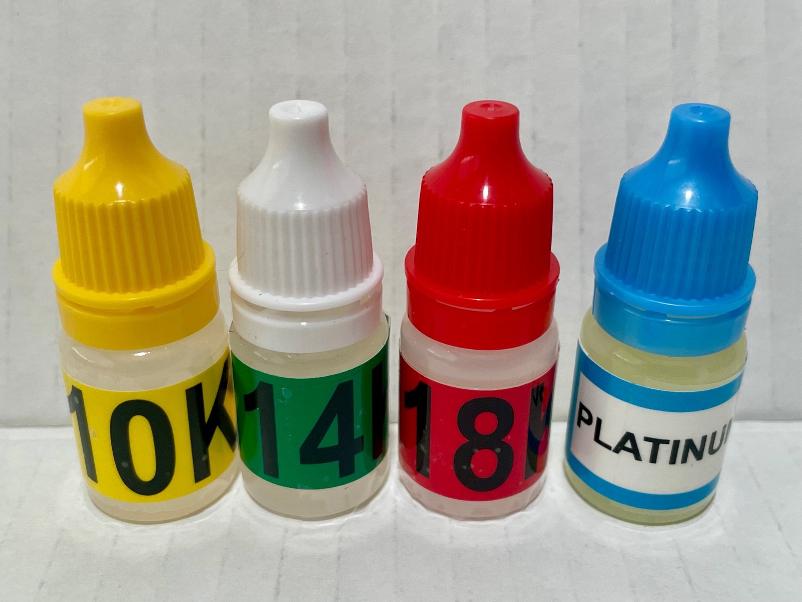 Gold Silver Platinum Testing Kit – Test 10k 14k 18k 22k-24k .999 .925 Sterling