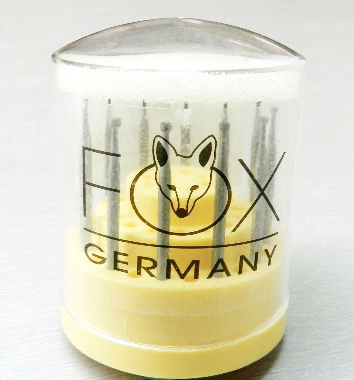 Fox Burs Cup Bur Fig 77b Concave Cutter Fraises Assortment Set of 12 Fox Germany