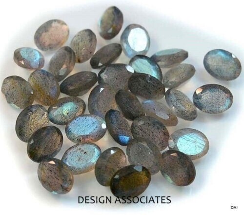 12 x 10 MM OVAL CUT LABRADORITE RAINBOW EFFECT AAA F-3371