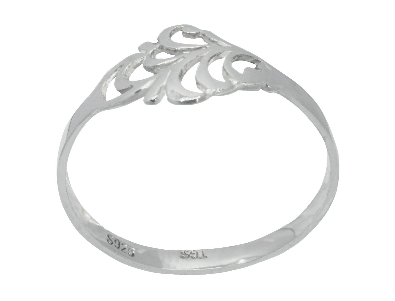 Gentle 925 Solid Silver Ladies Ring UK Hand finished All Size Available