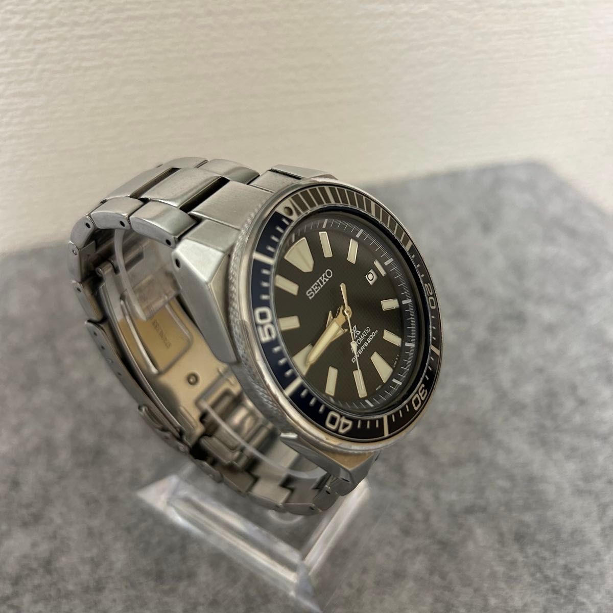 Seiko Prospex Samurai SRPB49K1 Automatic Diver’s 200m Watch 4R35 01V0 Samurai