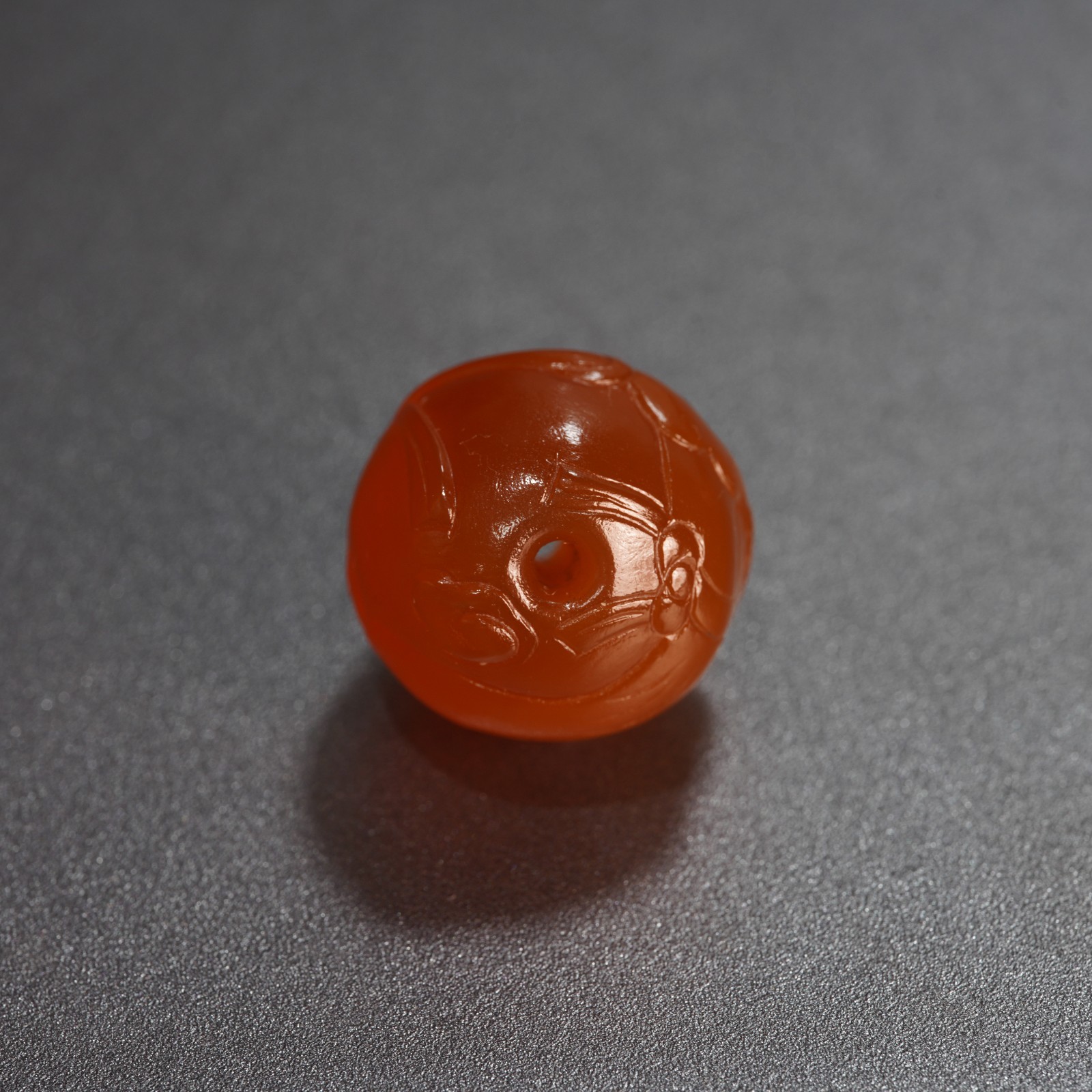 Hand Polished Agate Beads, Smooth Loose Beads for DIY Bracelet 10.4g
