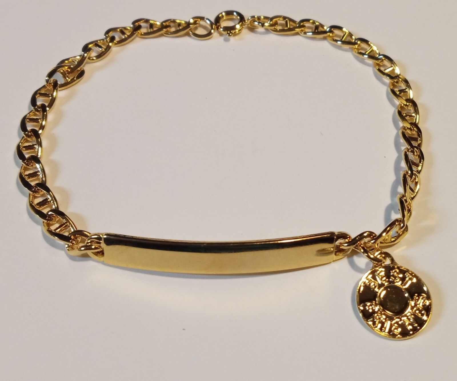Vintage Speidel USA Gold Tone ID Bracelet – Best Friends – NOS