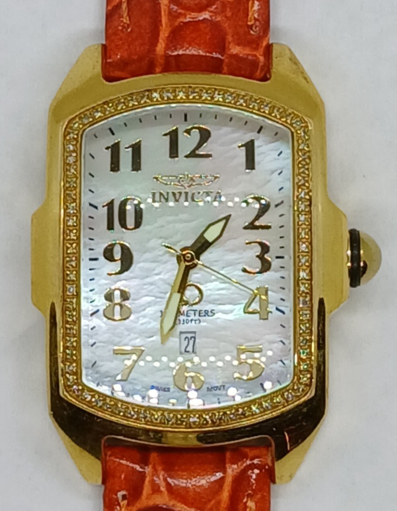 Vntg, Invicta, Lady Lupah, Wildflower, 10 yr bat, 30 mm, 4395 – Read More Below!
