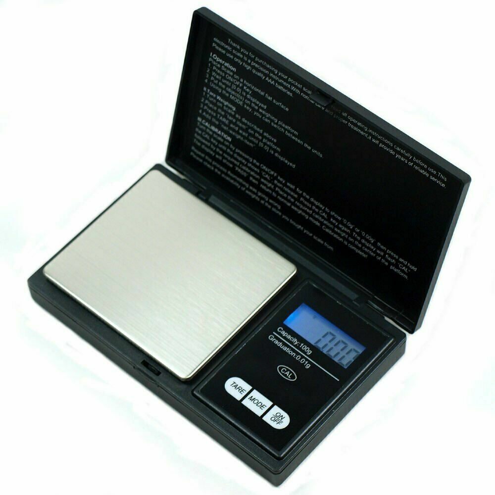0.01g x 100g Digital Pocket Scale 0.01 Gram Portable Precision Scale CS100