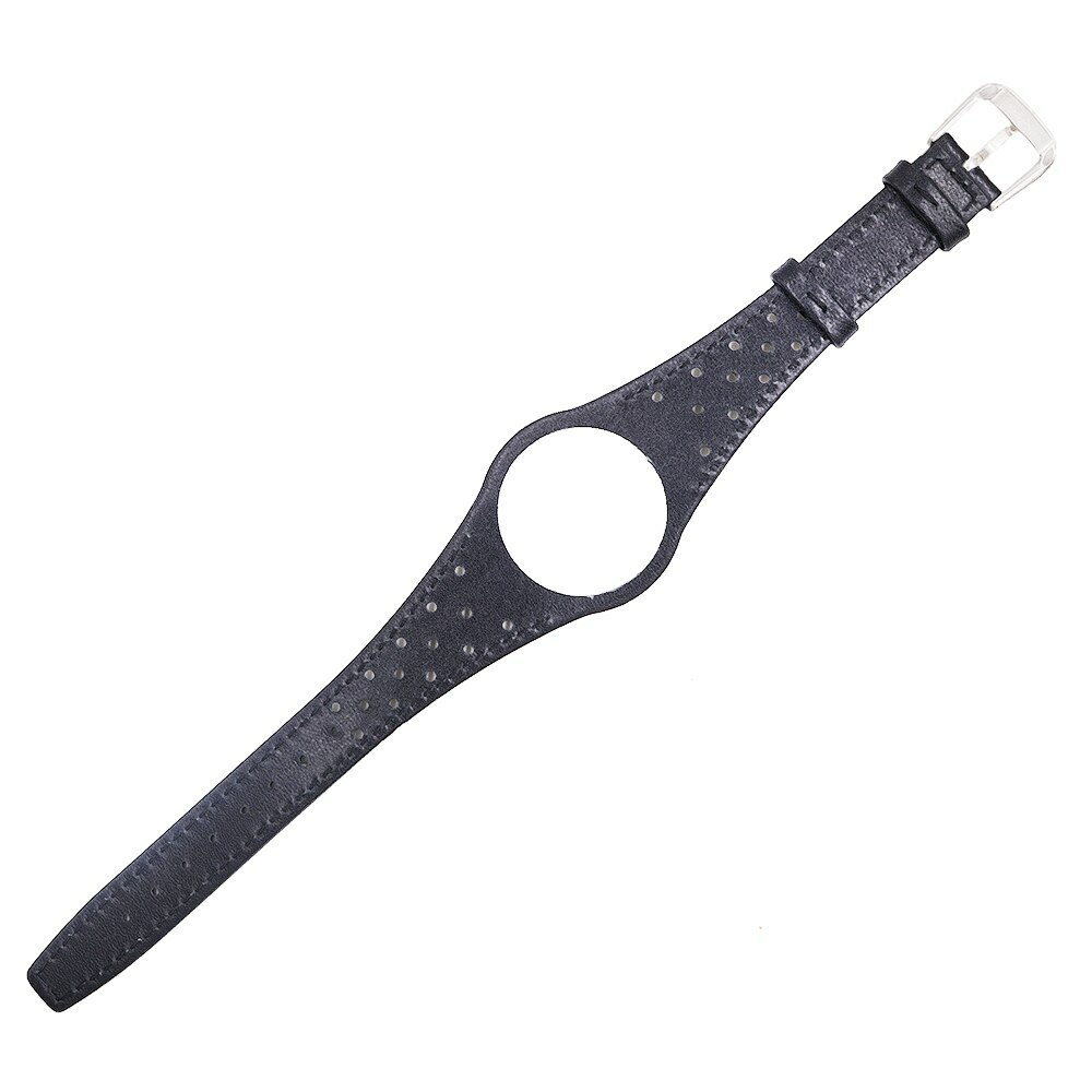 For Man Omega Dynamic Real Calf Leather Watch Band with silver steel Buckle