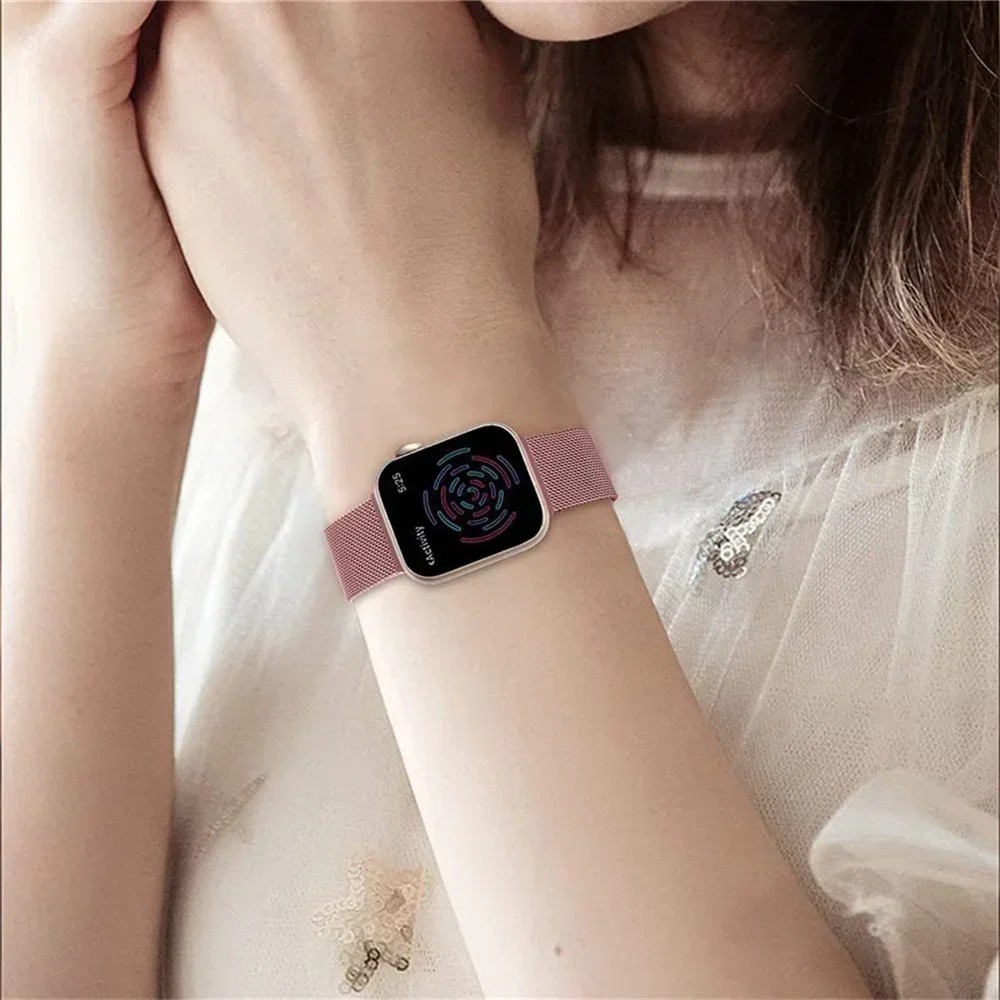 Milanese Loop Band iWatch Strap For Apple Watch Ultra 11 10 9 8 7 SE 38mm-49mm