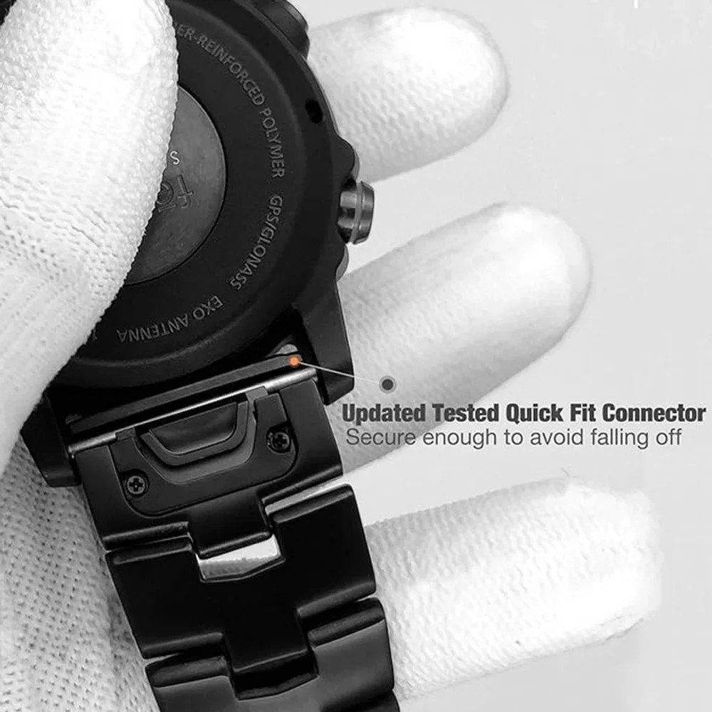 26mm Quick Fit Release Titanium Watch Strap For Garmin Fenix 8 7X Pro 6X GPS 3HR