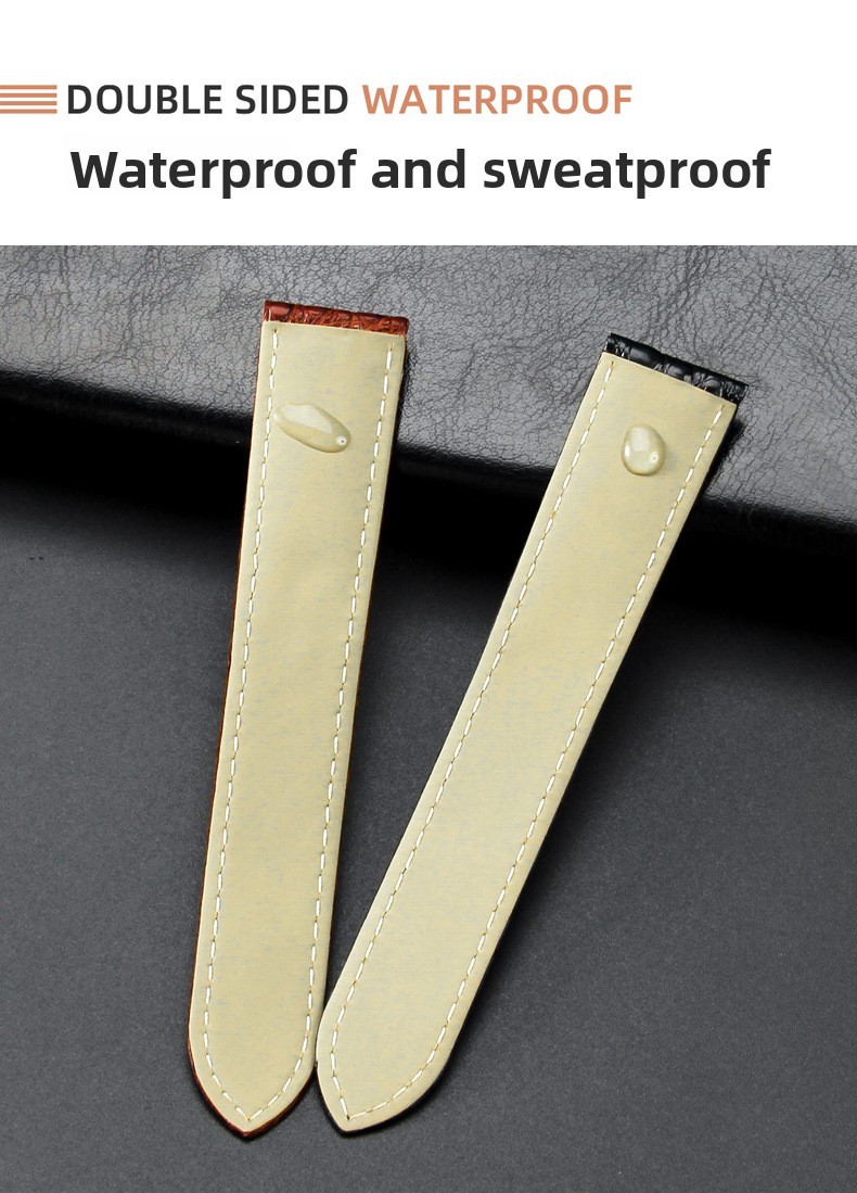 High End Crocodile Genuine Leather Watch Strap 16 17 18 20 22 23mm for Cartier