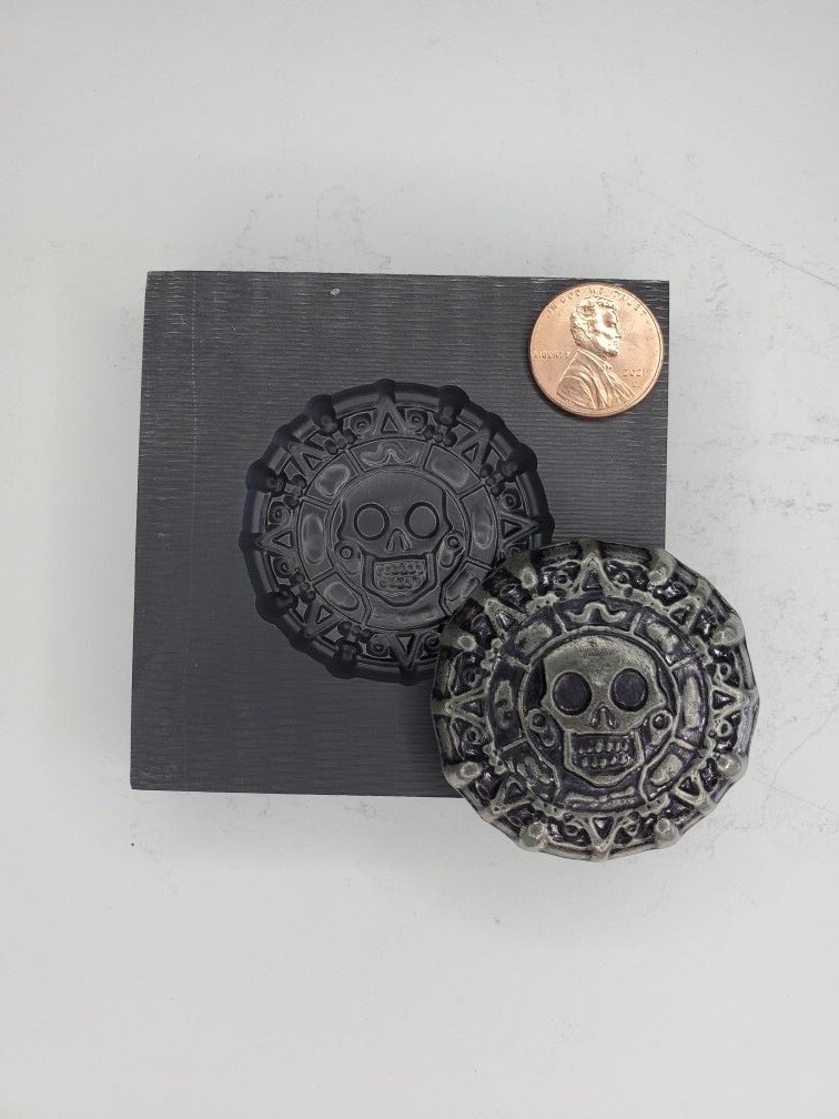 3D Graphite mold Aztec ingot Mold Gold Silver Copper Melting Casting Refining