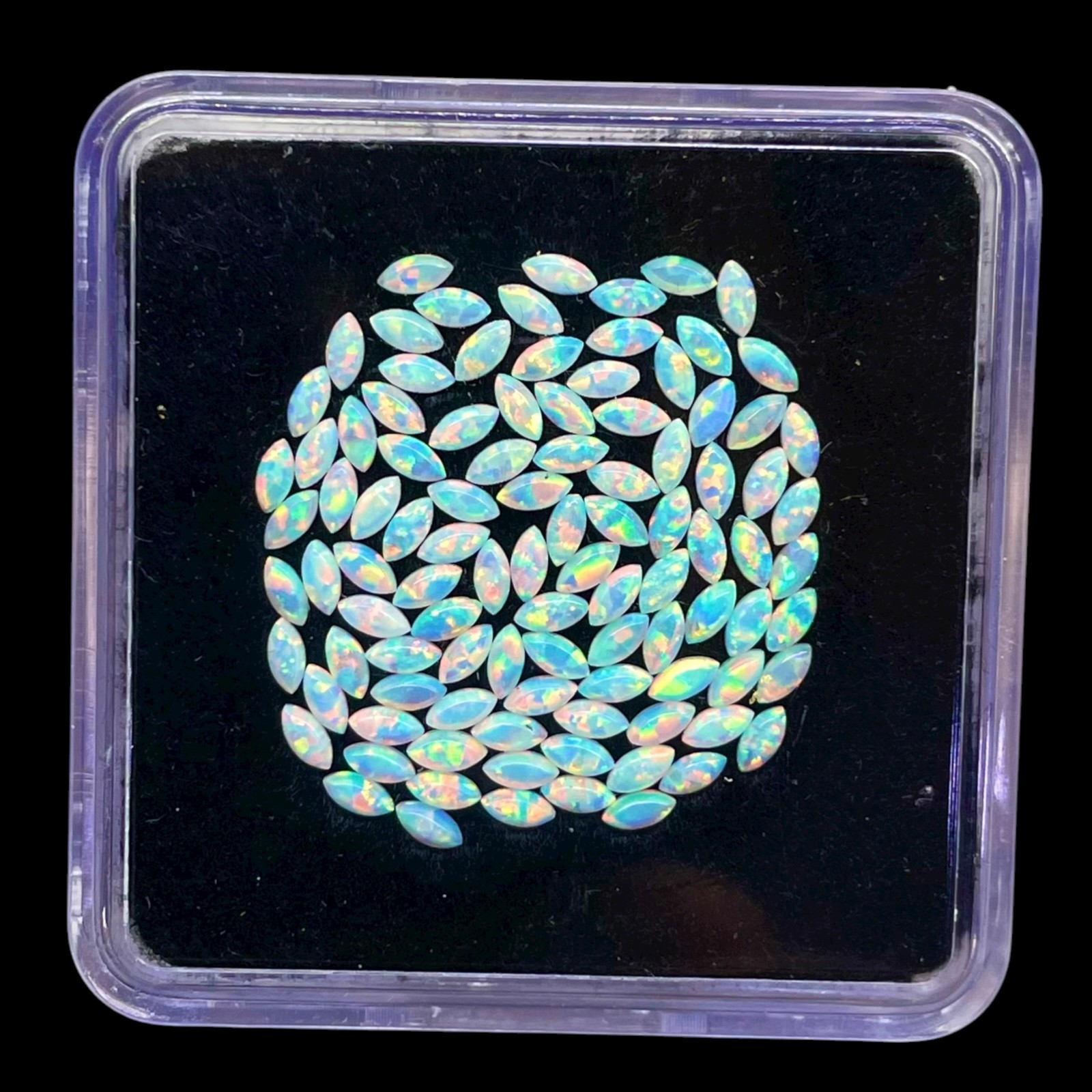 20 Pcs Australian Opal 3×1.5mm Marquise Cabochon AAA Quality Gemstones Lot