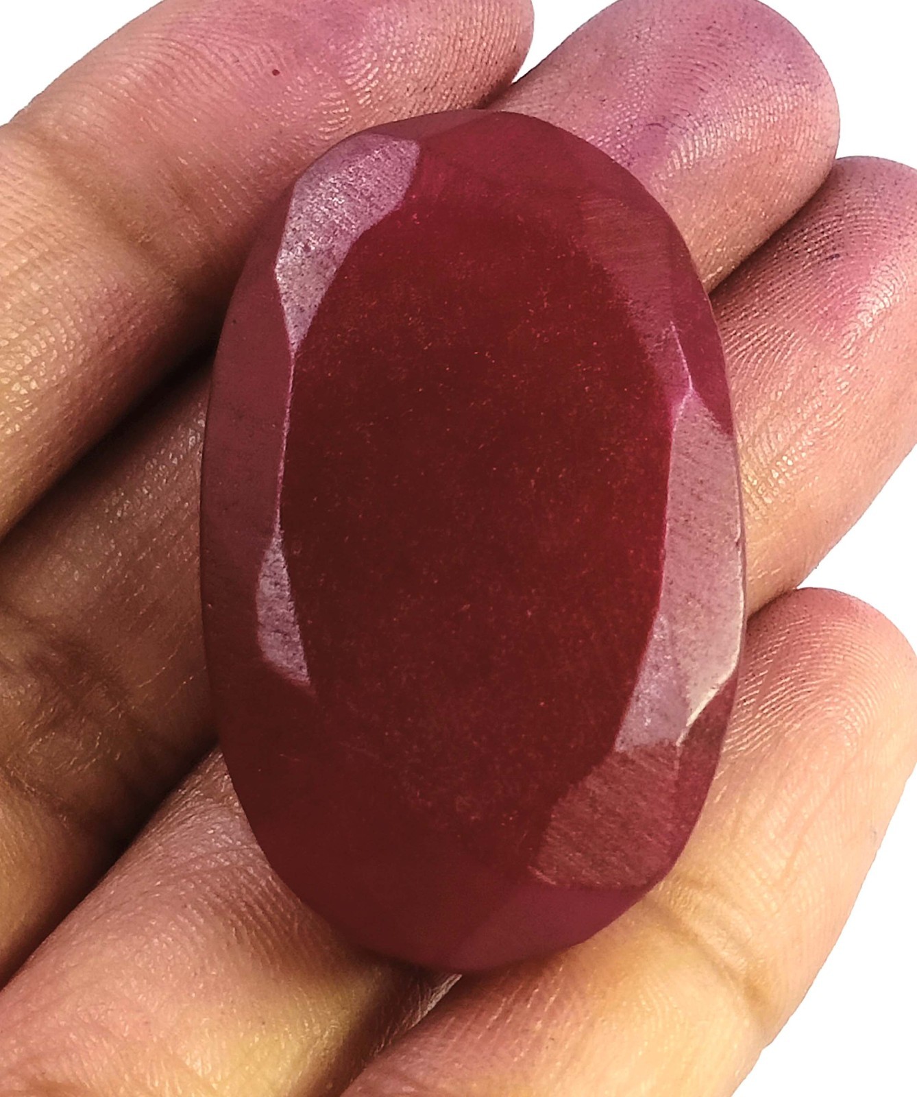 World Class Quality 83 Ct Natural Red Ruby Oval Shape IGL Gemstone 6AHL