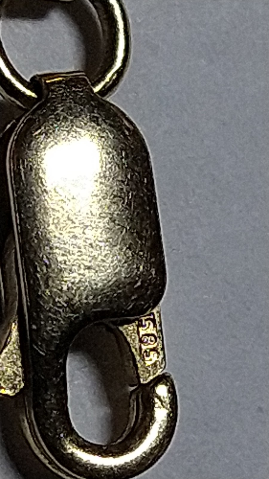 Solid 14k gold 4.2mm Italian figaro chain 14.71 grams – 24″