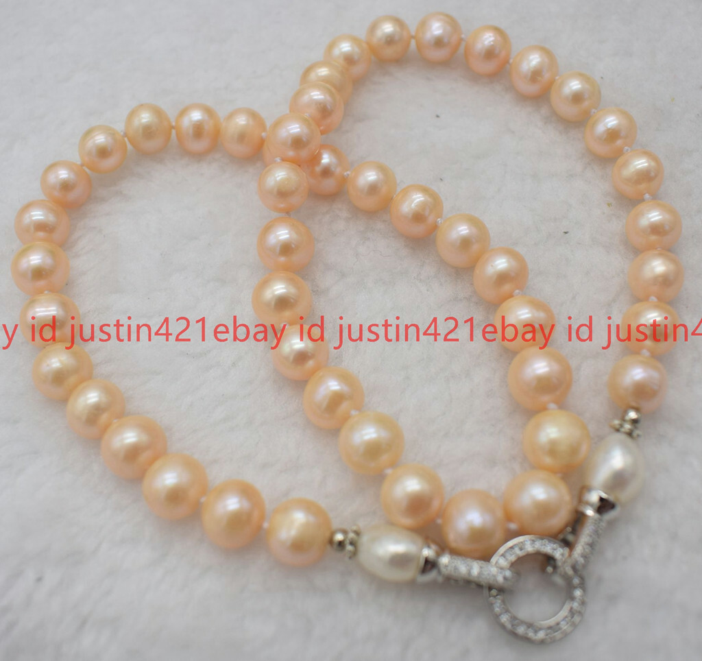 7-8mm Real Natural South Sea Freshwater Pink Pearl Necklace 16-36 Inches
