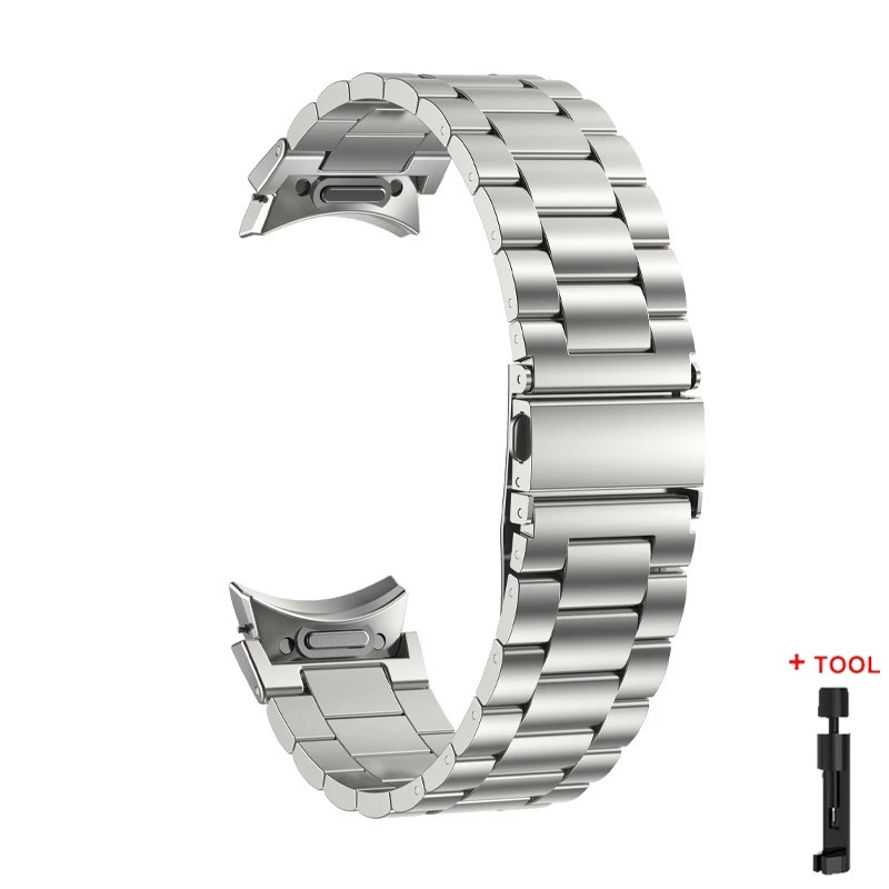 No Gap Quick Fit Strap for Samsung Galaxy Watch 7 6 5 4 40/44mm Metal Bracelet