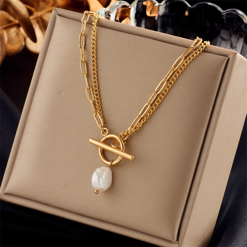 Vintage Multi-Layer Fish Pendant Necklace