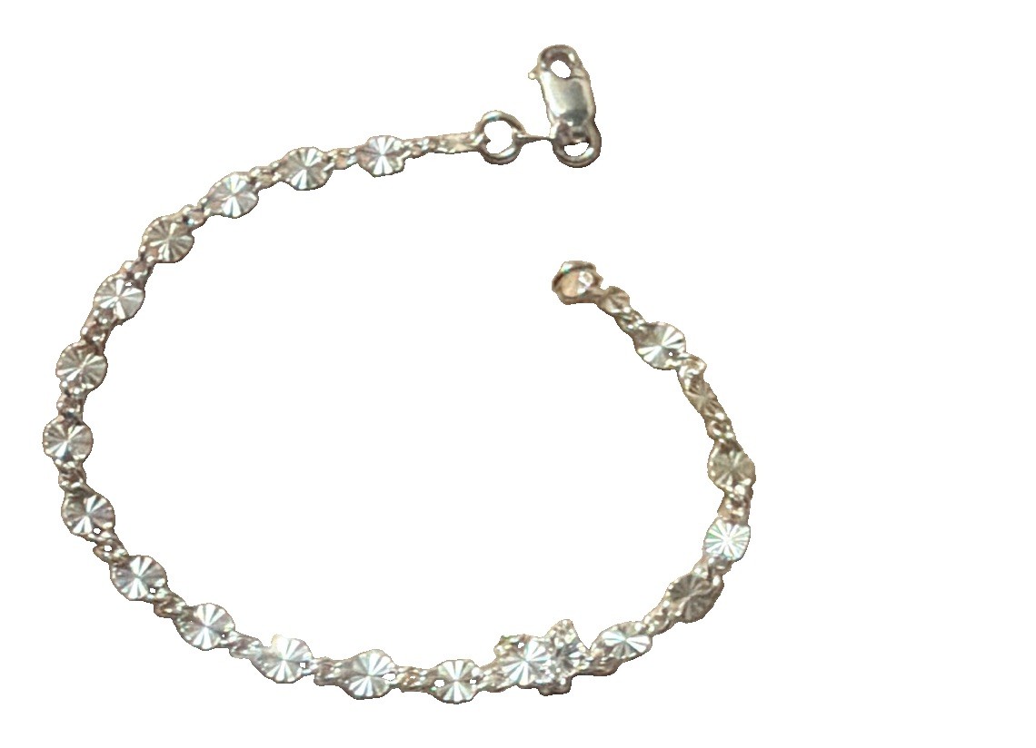 Silver Chain Bracelet, Sterling Silver Rhodium Plated Necklaces