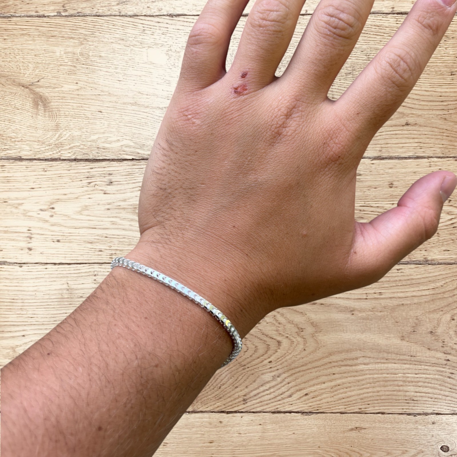 3mm Franco Link Bracelet – Real Solid 925 Sterling Silver Or 14k Gold Vermeil