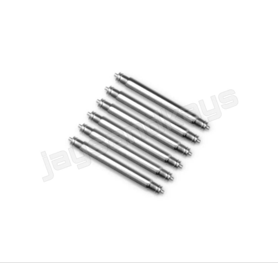 6-pack of 2.0mm SDF Stainless Steel Springbars for 16mm Lug