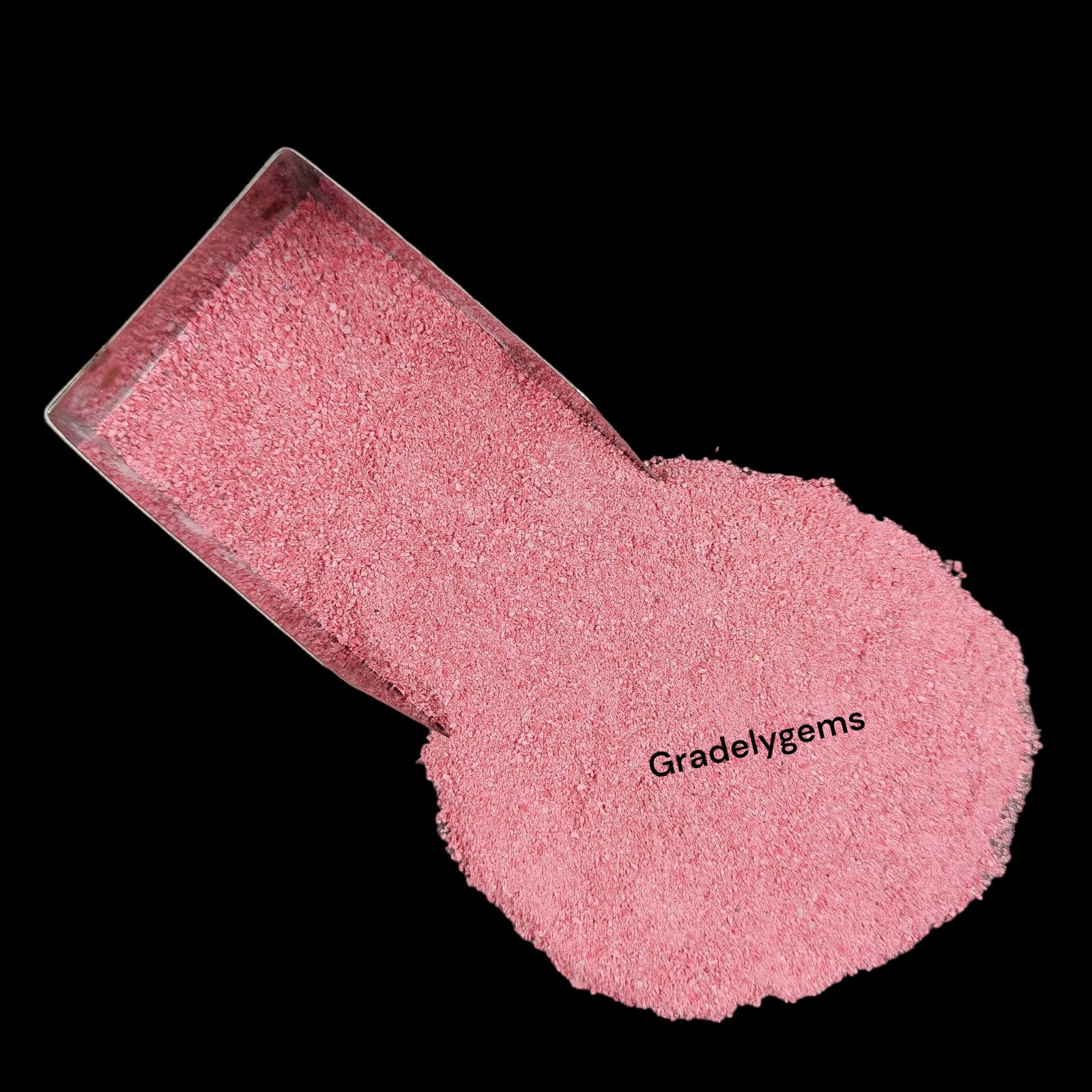 Red Turquoise Gemstone Crushed Powder – Bold Crimson Beauty for Resin Art, Craft