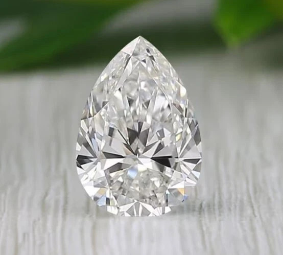 Loose CVD Lab-Grown Diamond 2.00 Ct (7x11mm) Pear -D Color, IF CLARITY Certified