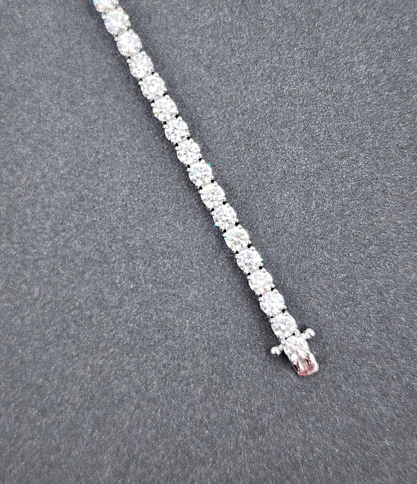 7.42 ct Diamond Tennis Bracelet