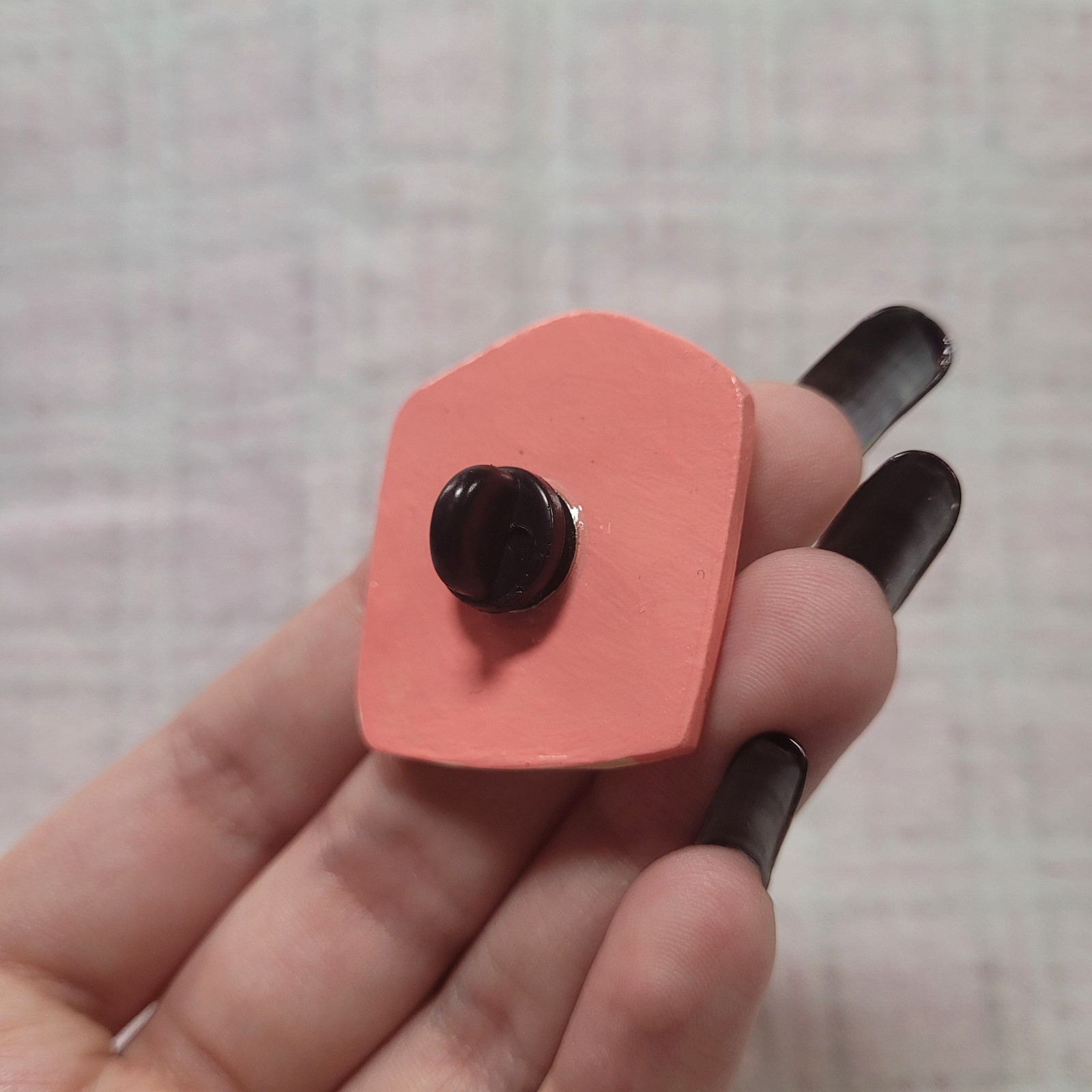 Handmade Art Polymer Clay Cake Pin Food Cute Handcrafted