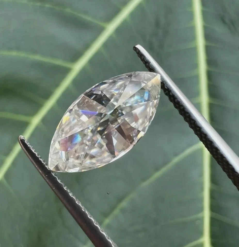 2.00 Cts MARQUISE Cut Certified Lab Grown CVD Diamond D Color VVS1 Clarity