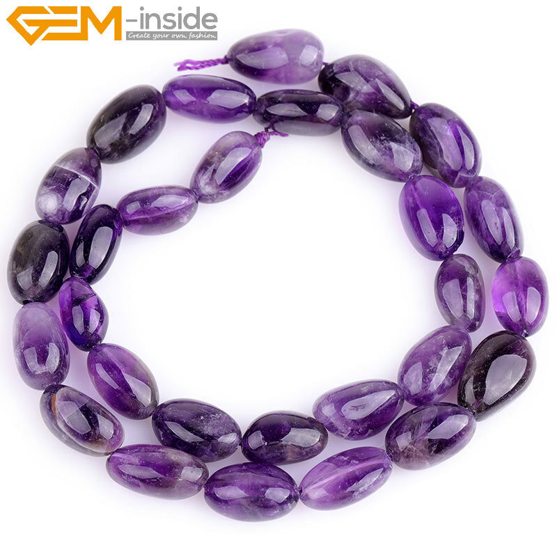 Fluorite Amethyst Beads Freeform Nugget Gemstone For Jewelry Making 15″ 9x12mm