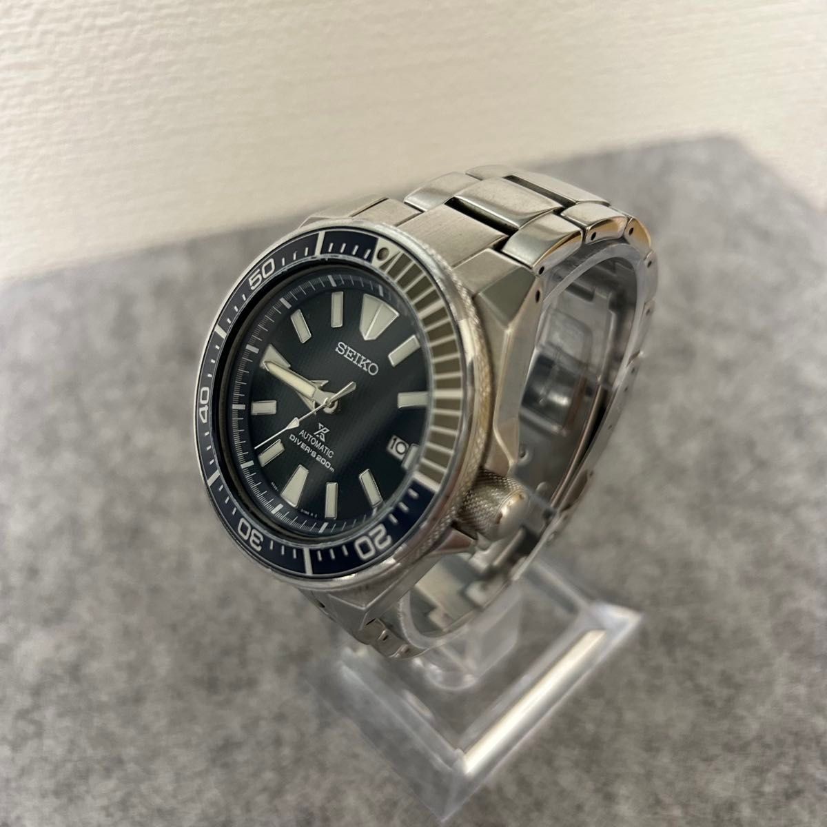 Seiko Prospex Samurai SRPB49K1 Automatic Diver’s 200m Watch 4R35 01V0 Samurai