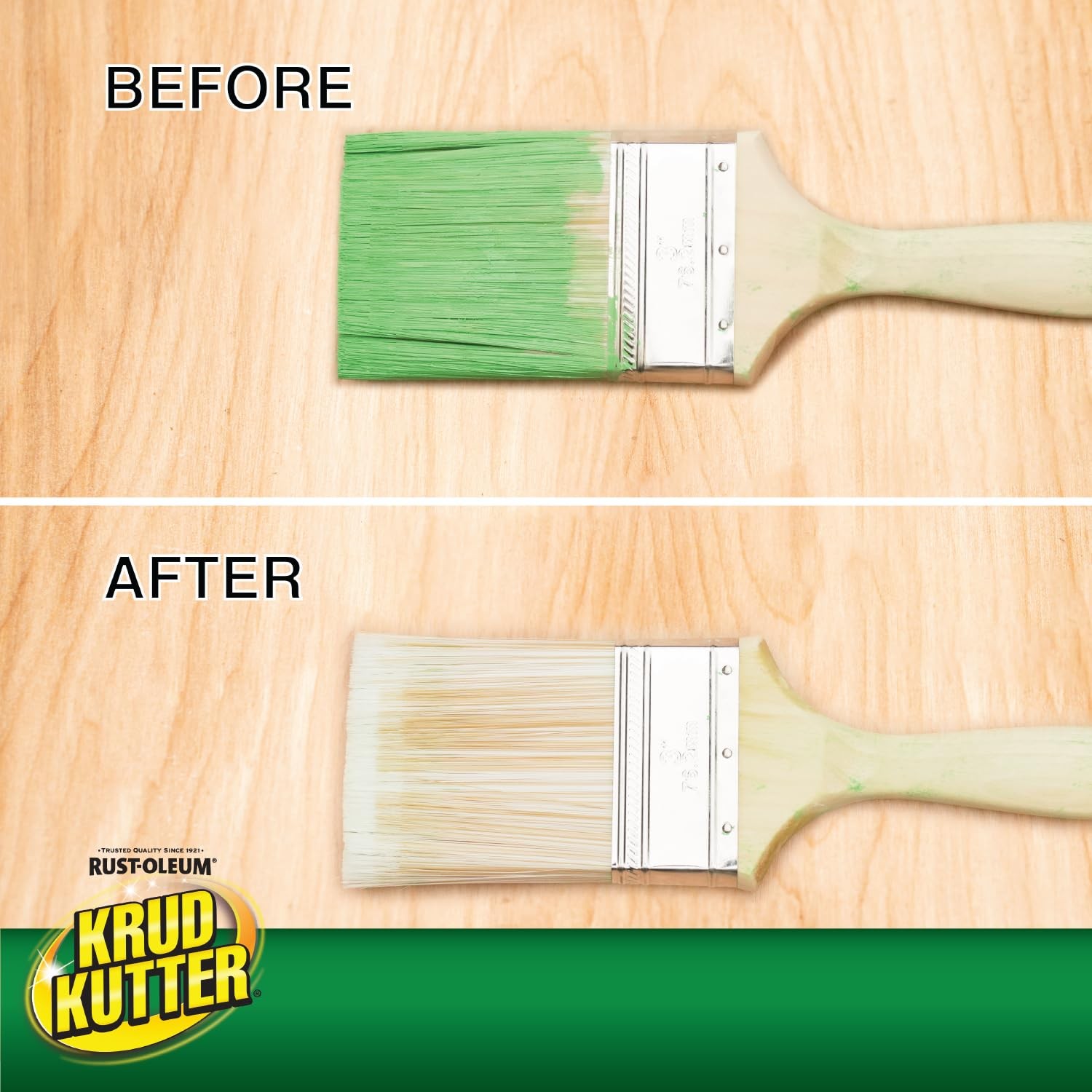 Krud Kutter Brush-Wash Cleaner and Renewer, 32 32 Fl Oz (Pack of 1), Clear