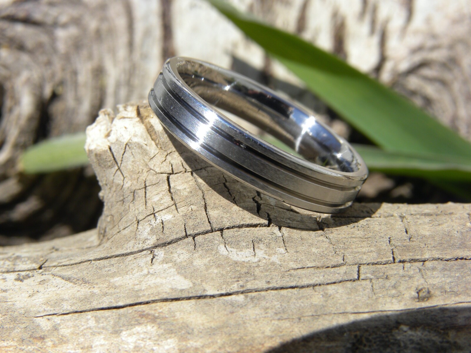 Men’s Everyday Wear Ring, Solid Titanium, 4mm Width, Made by us in the USA