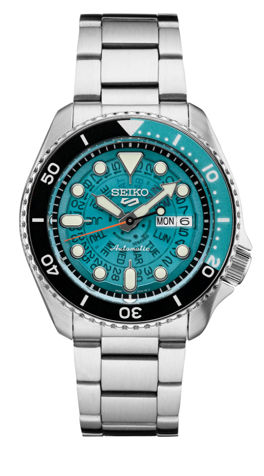 SEIKO 5 Sports Automatic Teal Dial Men’s Watch SRPJ45 Japan