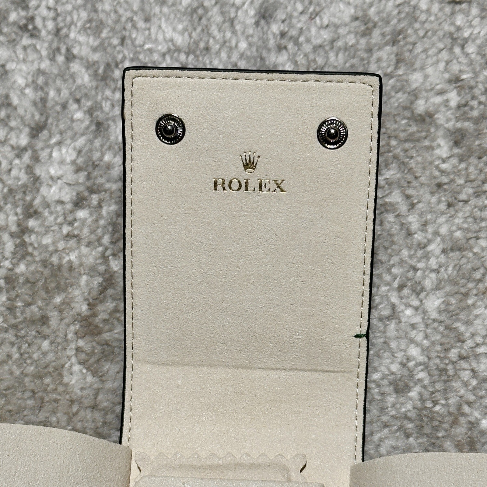 Authentic Rolex Taupe Leather Watch Case Travel Pouch – VIP Gift