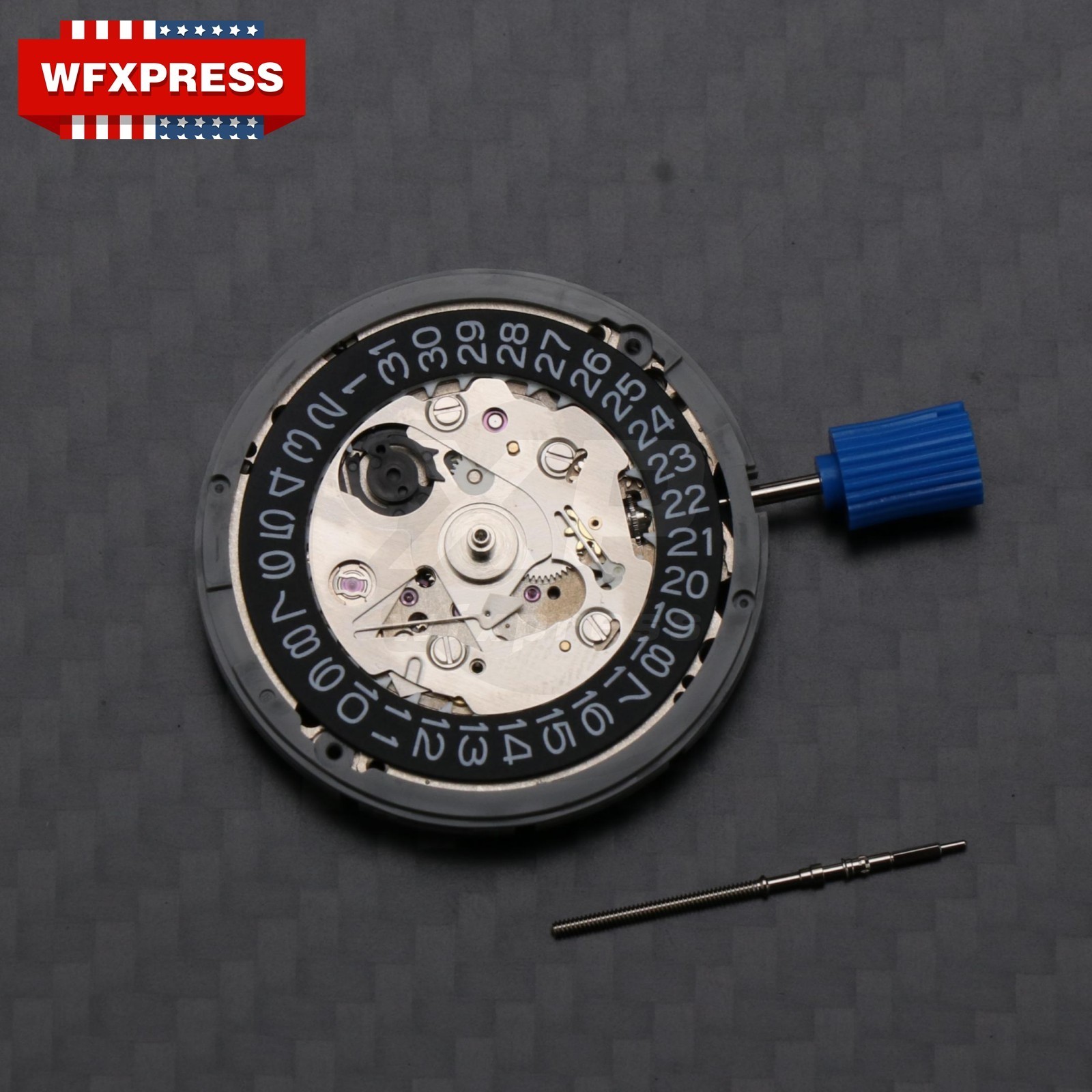 Automatic Watch Movement For Seiko (SII) NH35A Date At 3H W/ White Or Black Disc