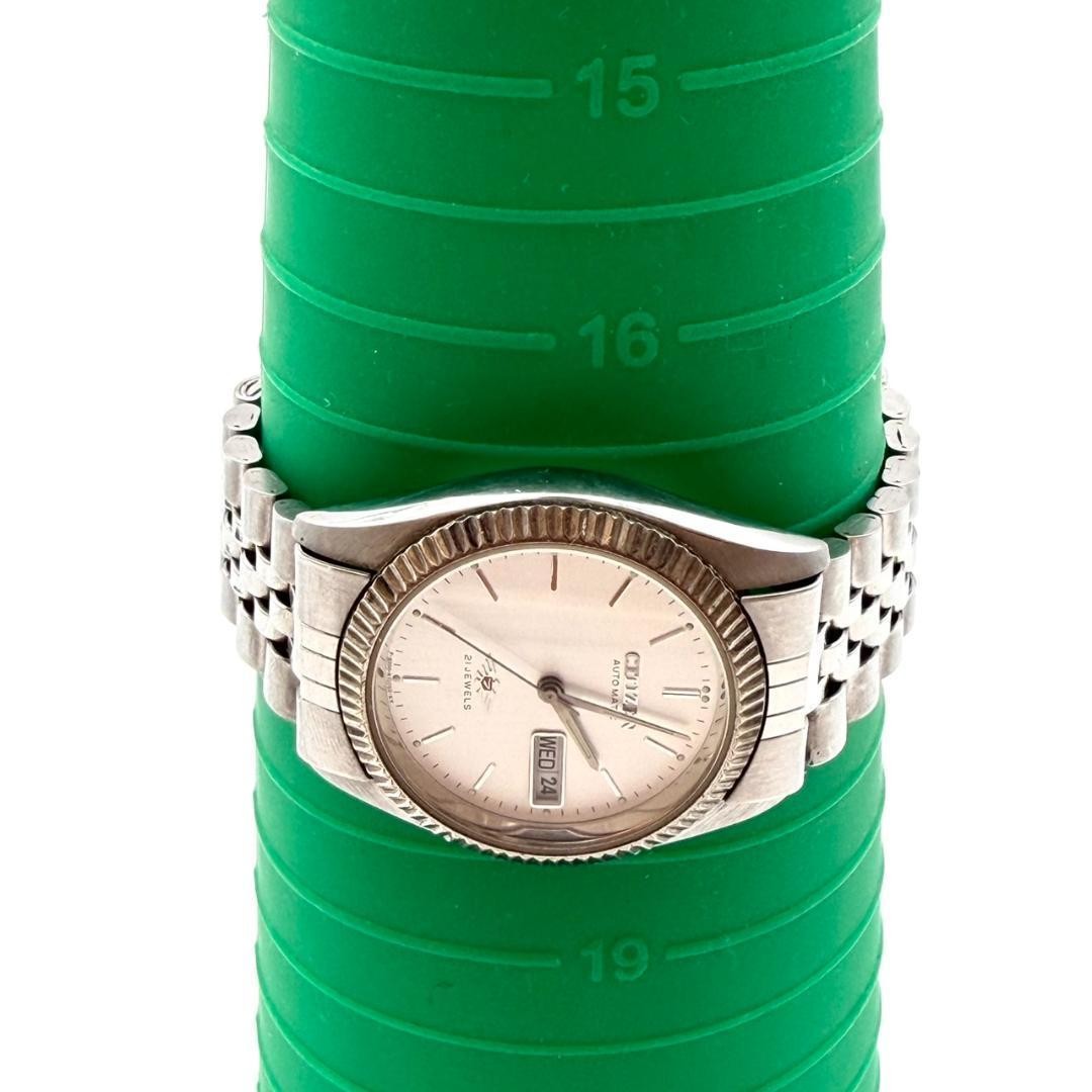 Good Condition Citizen Eagle 7 Watch Transparent Back Automatic Day Date Men’s W