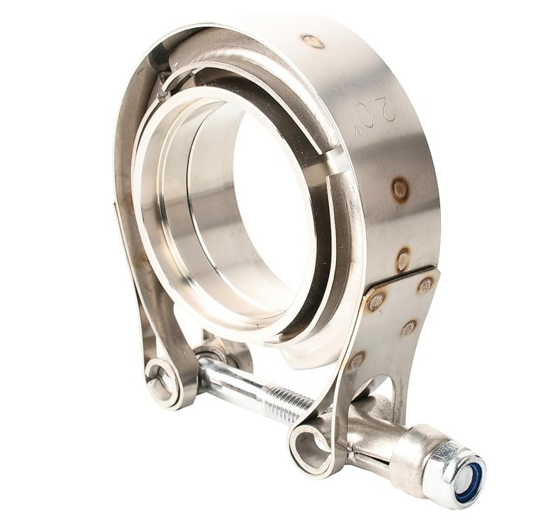 2 inch V Band Clamp with Male ＆ Female Flange, 304 Stainless Steel 2″ V 2 INCH