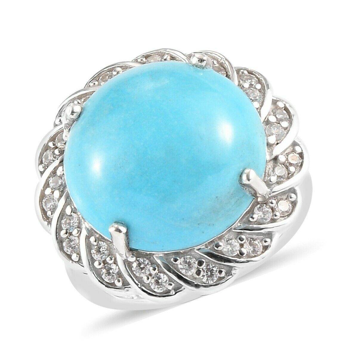 Natural Sleeping Beauty & Diamond 925 Sterling Silver Jewelry Ring for Birthday