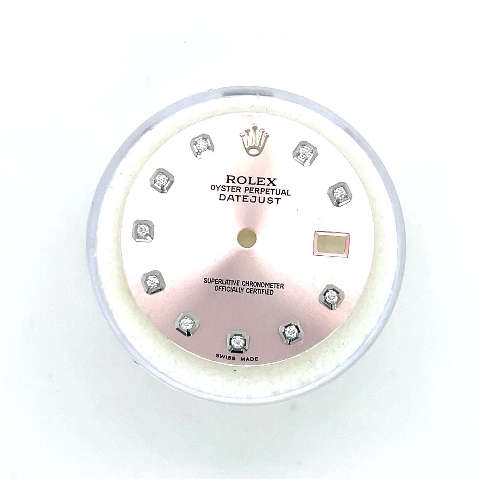 Rolex 36nn Custom Pink Diamond Dial for Datejust / Date 36mm