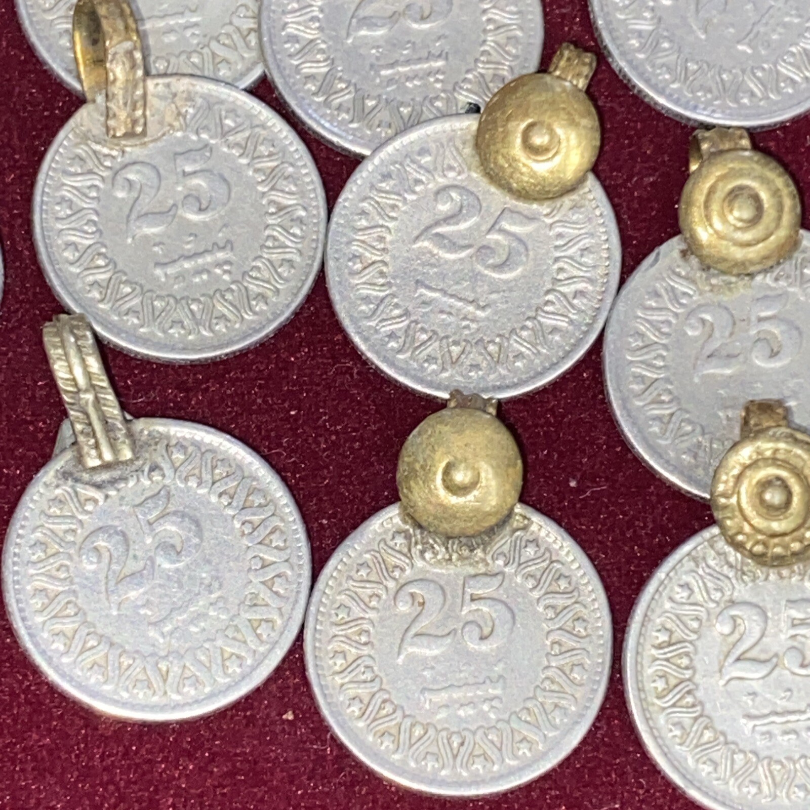 Lot Of More Than 50 Antique Pakistan Tribal Coin Amulet Pendant Islamic