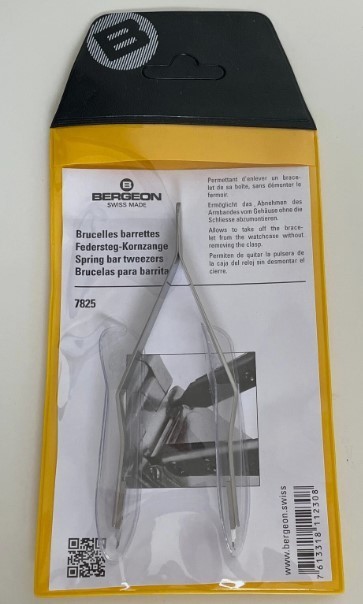 Bergeon 7825 Spring Bar Tweezer Lug Removal Fitting Watch Tool Swiss Made