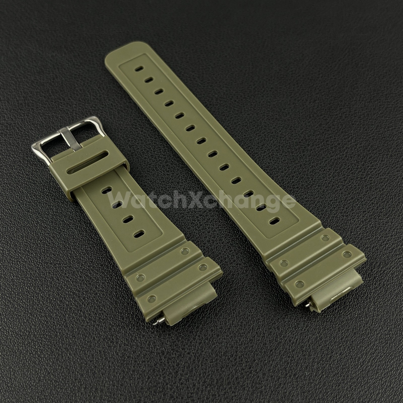 Green Watch Strap For G-SHOCK Replacement Rubber Band CASIO GA2100 GA2110 16mm