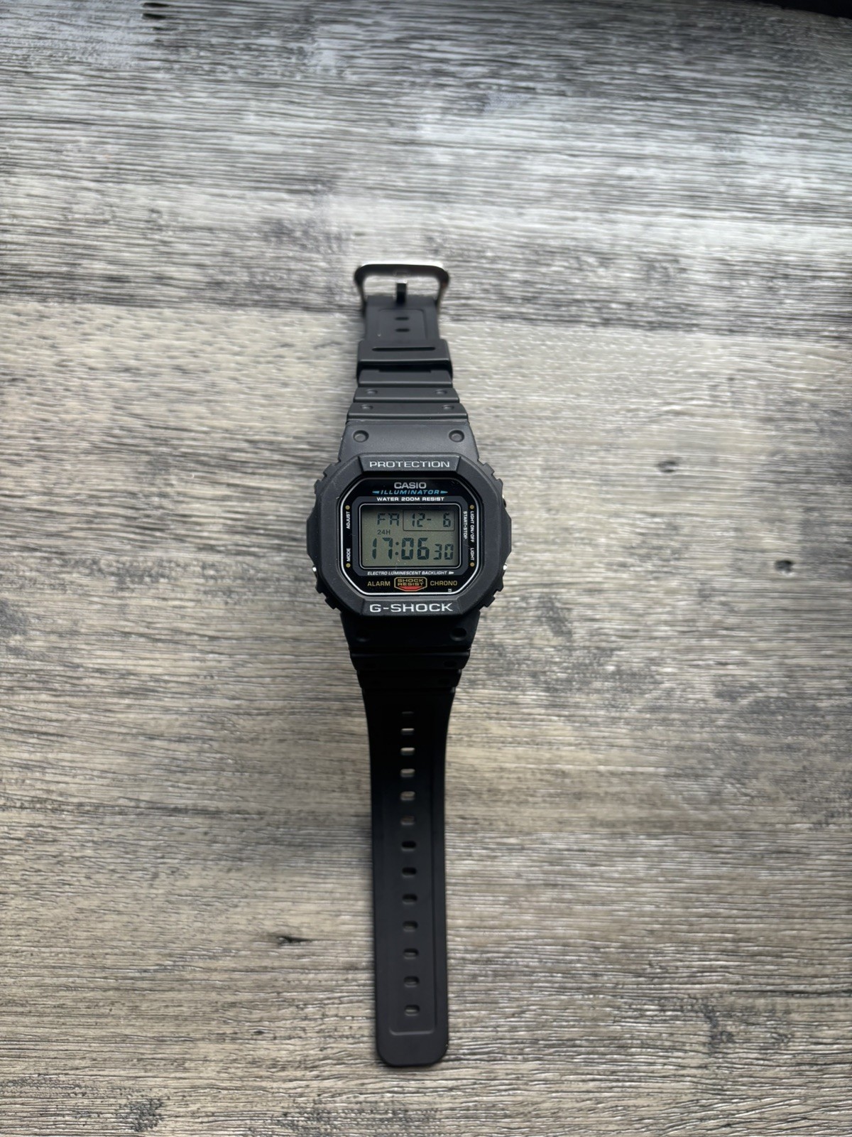 CASIO G-SHOCK ILLUMINATER Black Men’s Watch New Condition