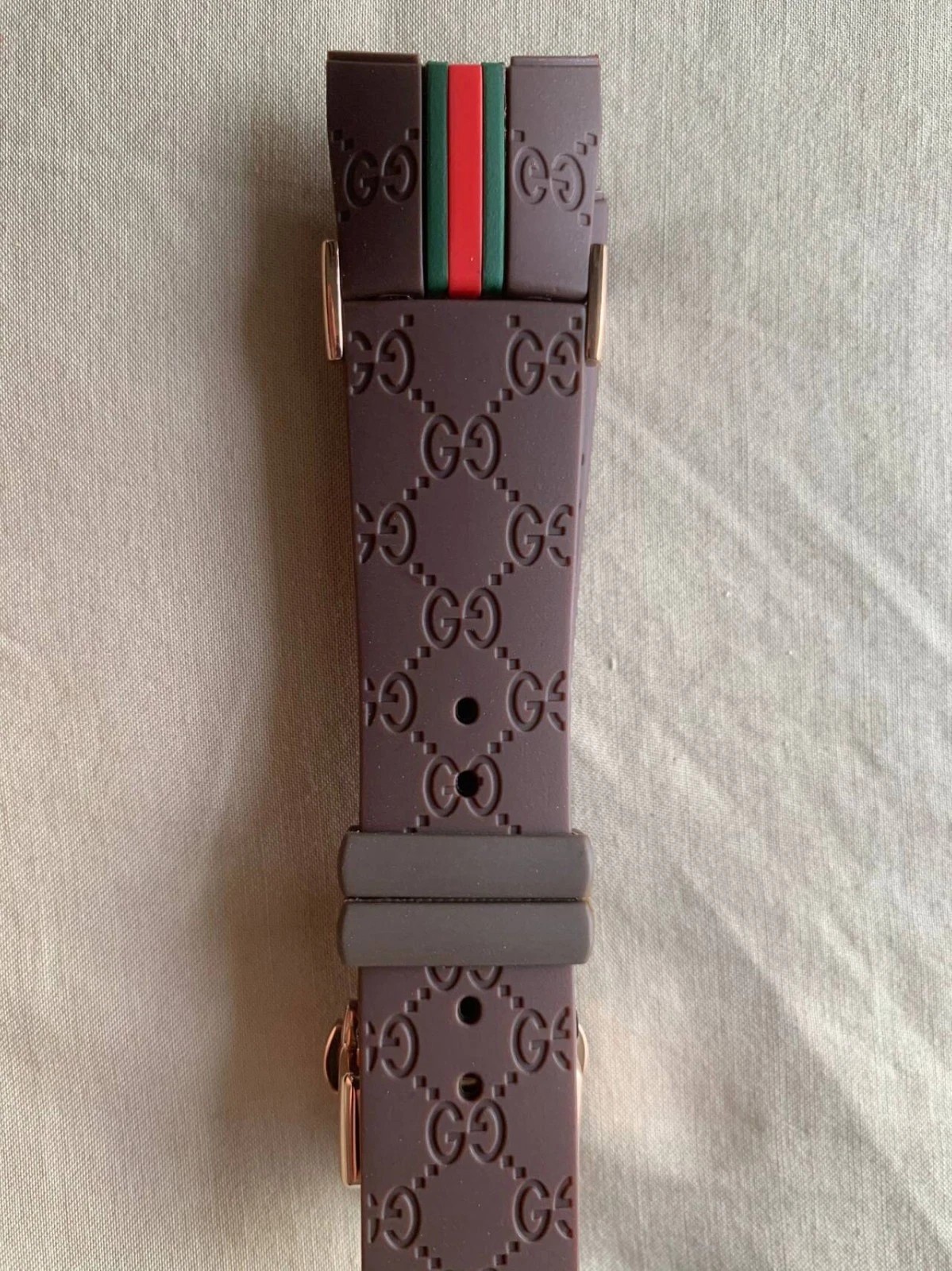 26MM Rubber replacement Watch Strap For I-Gucci Digital Men’s Watch YA114207