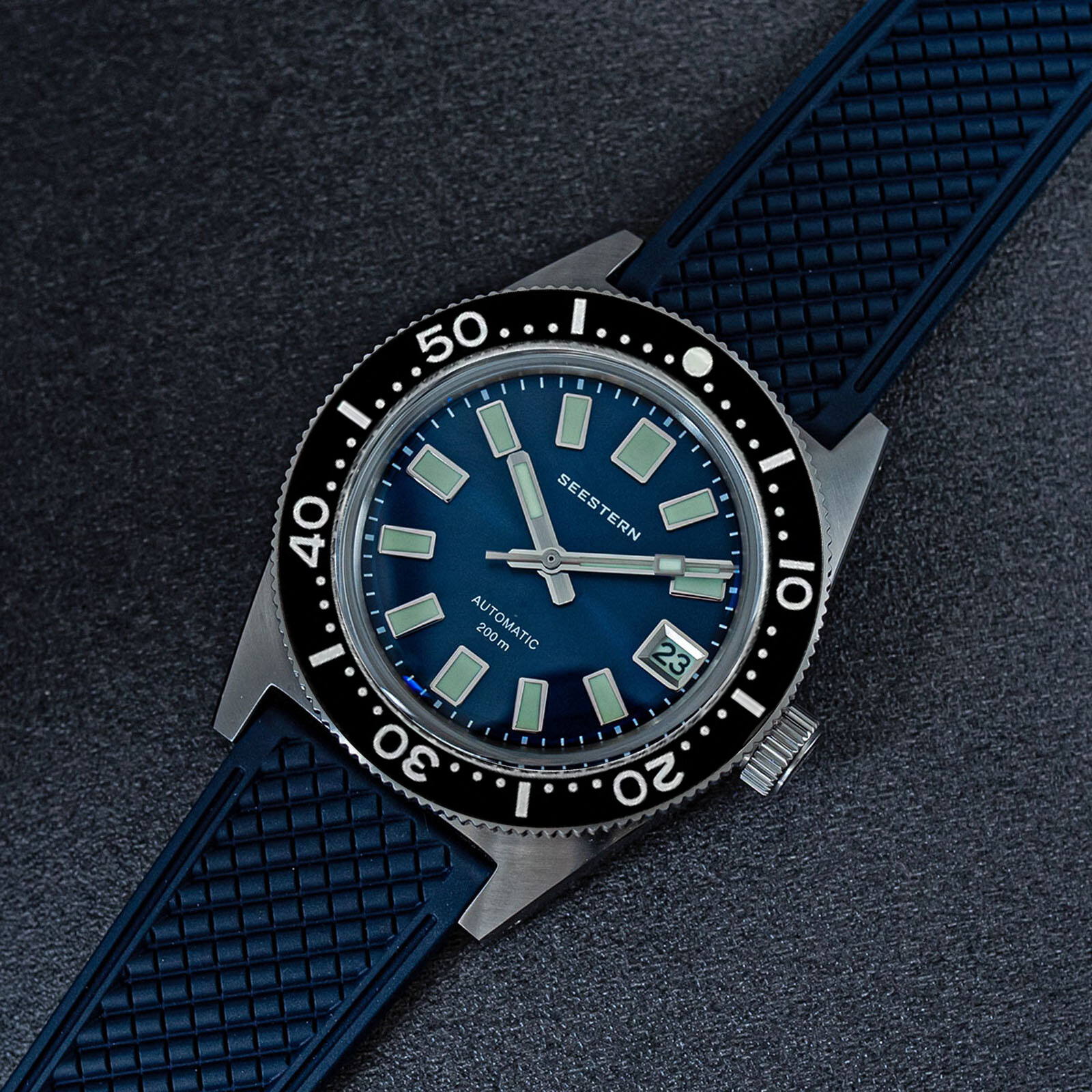 Seestern V3 62MAS 20ATM Genuine Ceramic Bezel 200m DIVER’S Watch SE2021-D62S-BB