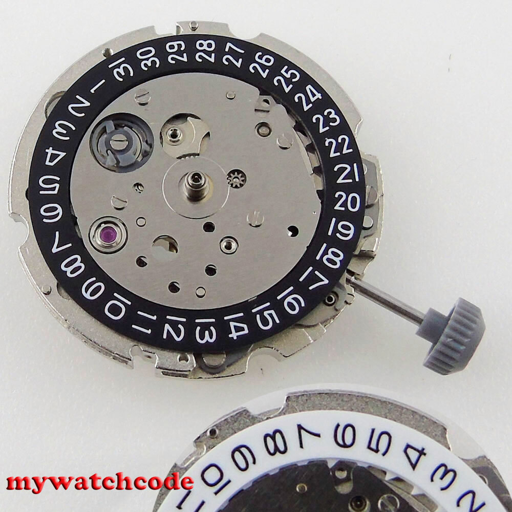 New edition 21 jewels miyota 8215 black window automatic mechanical movement
