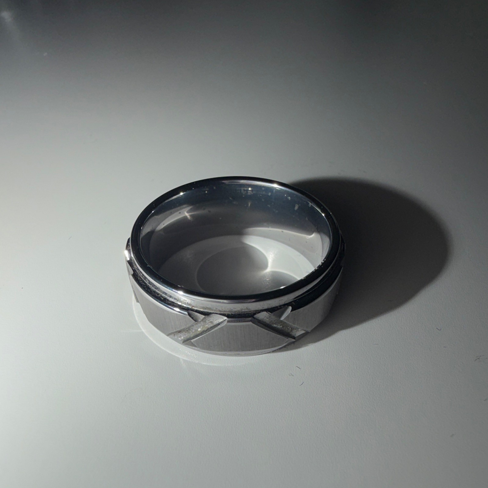 Authentic Triton TC.850 Tungsten Carbide Men’s Wedding Band Ring w/ Kay Jewelers